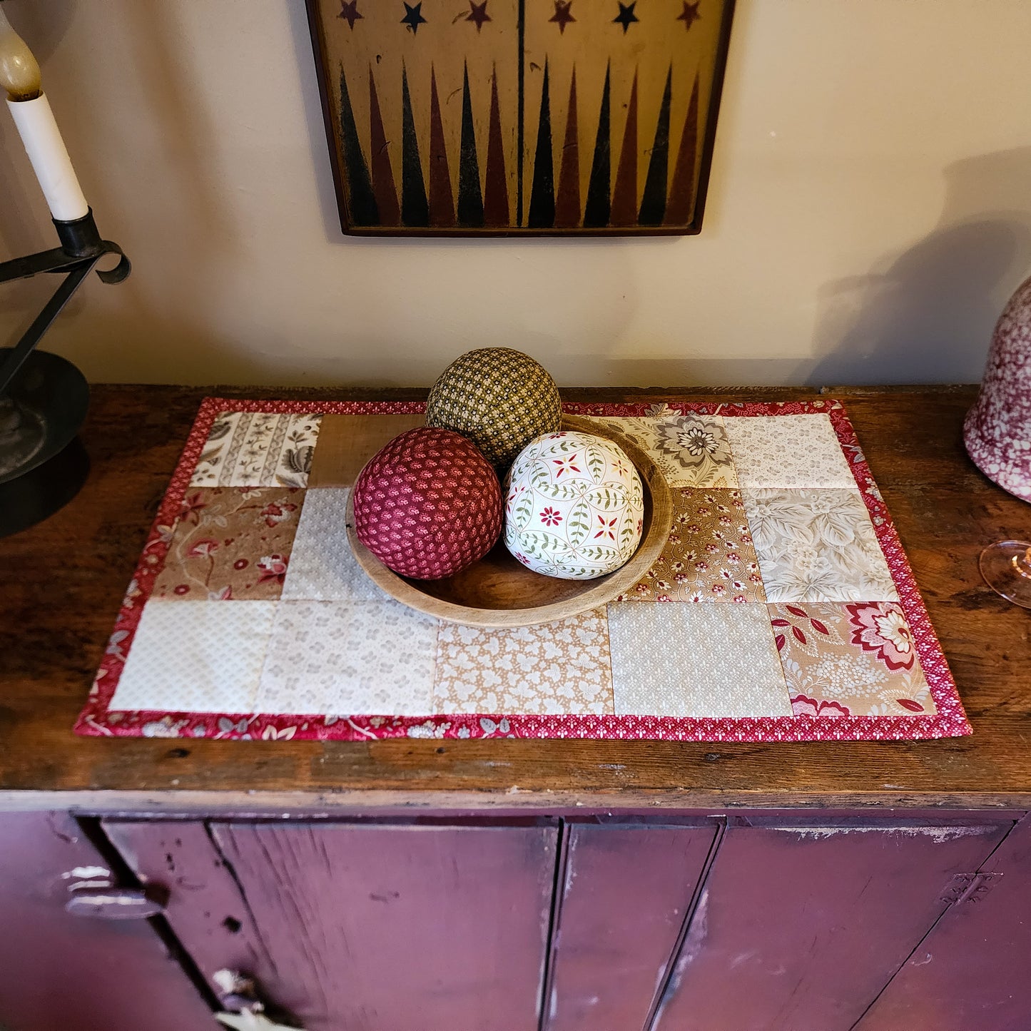 Set of 3 Fabric Balls Bowl Fillers
