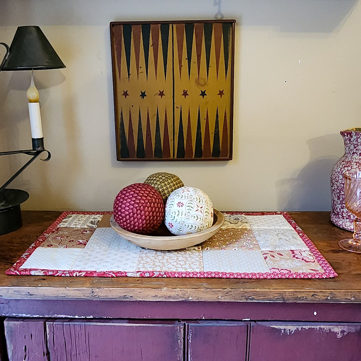 Set of 3 Fabric Balls Bowl Fillers
