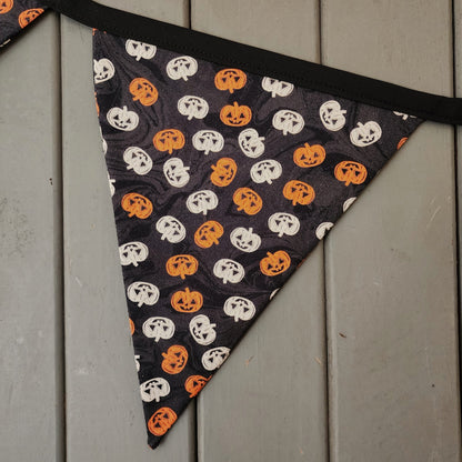 Jack O'Lantern Pennant Banner with 5 Flags